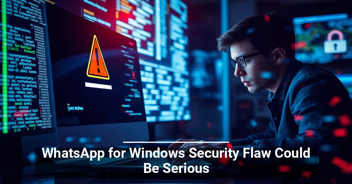 WhatsApp for Windows Security Flaw Could Be Serious